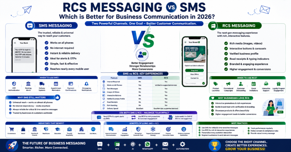 RCS Messaging vs SMS: Which is Better for Business Communication in 2026?